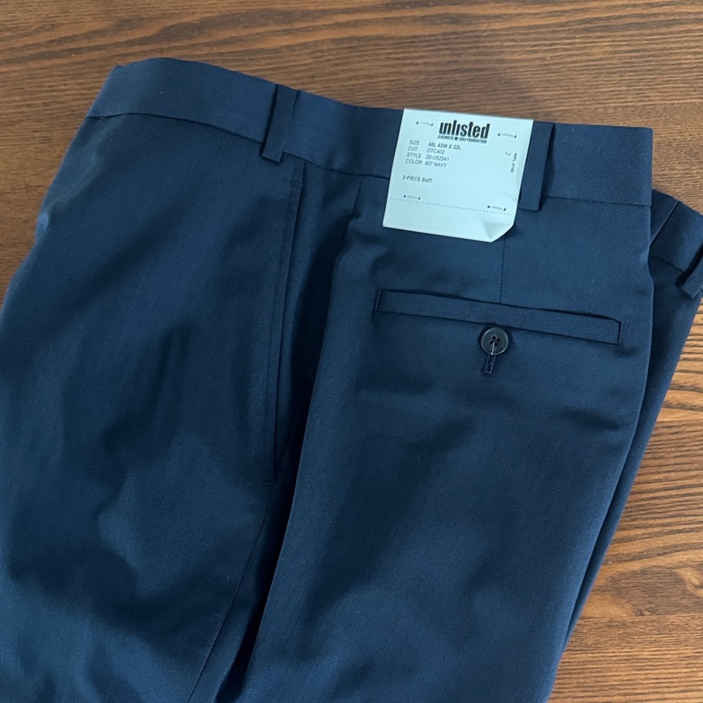 Unlisted by Kenneth Cole Men’s Navy Dress Pants - Brand New